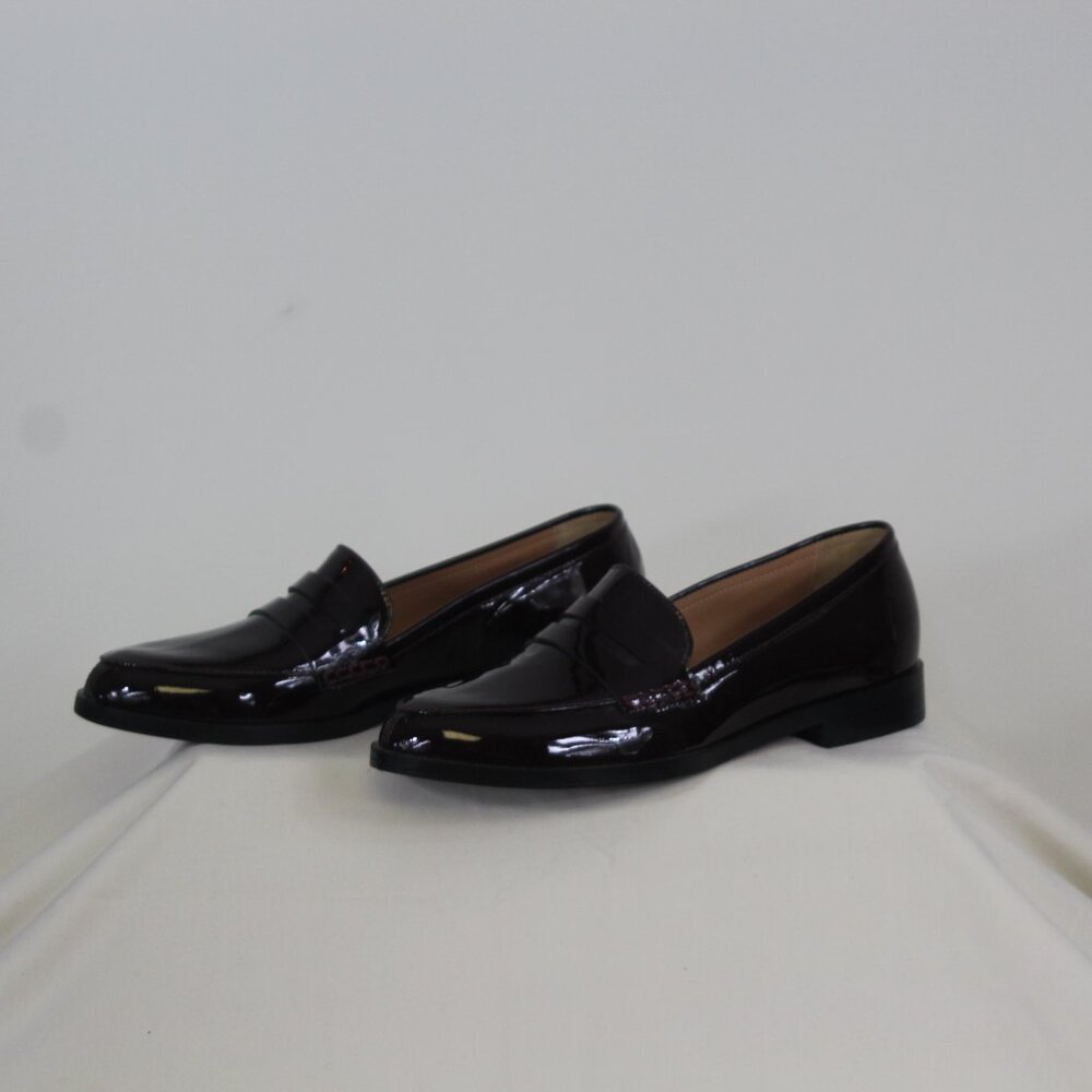 The Fold Patent Leather Loafers – Size 37 (New Without Box) Dark Academia - Picture 3 of 10